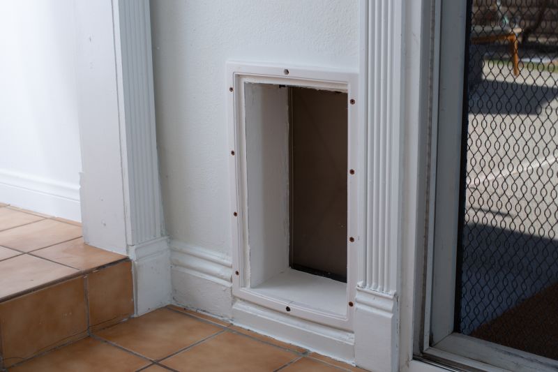 Wall Dog Door Installation